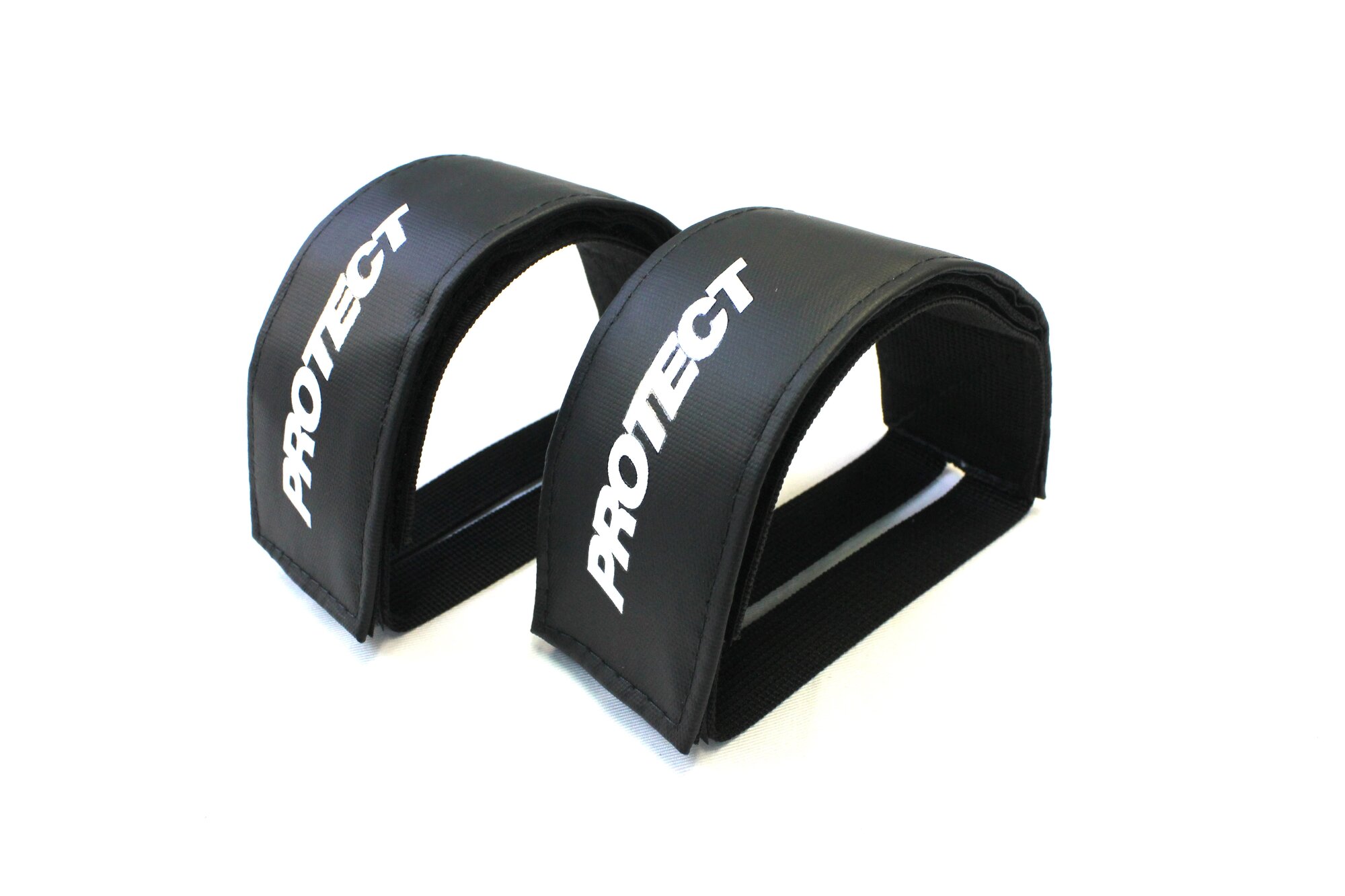 Стрепы для педалей велосипеда 2 штуки, р-р 48,5х5 см, цвет черный PROTECT™