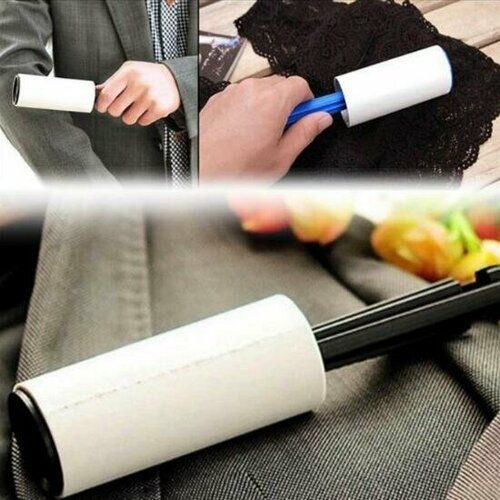 Липкий ролик для одежды Velton с 3 валиками и 50 листами