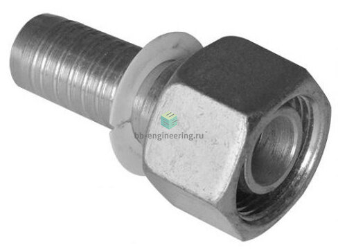 фото DKO-8L-6 801006 CAST - Штуцер прямой с гайкой М14х1,5 по DIN2353 для рукава DN6, 315 бар