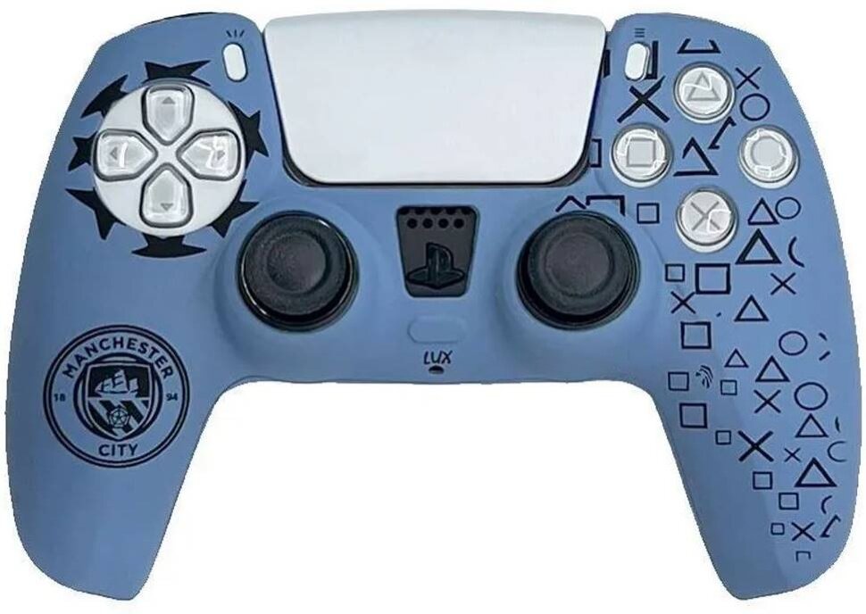 Силиконовый чехол для DualSense (PS5) FC Manchester City