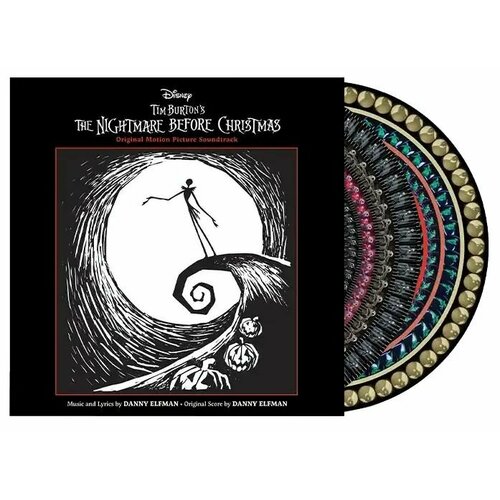 Пластинка Danny Elfman Tim Burton's The Nightmare Before Christmas (Original Soundtrack) 2LP (LTD/Picture Disc/Zoetrope) виниловая пластинка original soundtrack the nightmare before christmas zoetrope vinyl 2 lp