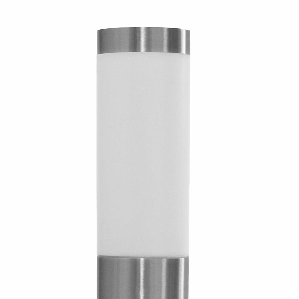 Светильник садово-парковый Feron DH022-450, Техно столб, 18W E27 230V, серебро (11809)