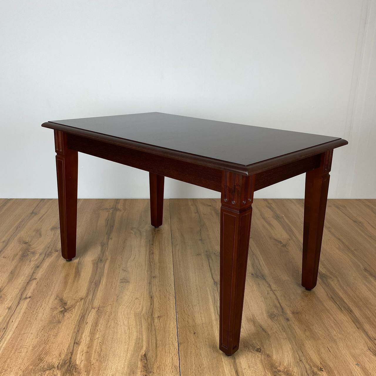 Журнальный столик кухонный деревянный прямоугольный коричнево-красный шпон Как Икеа Фавор 100