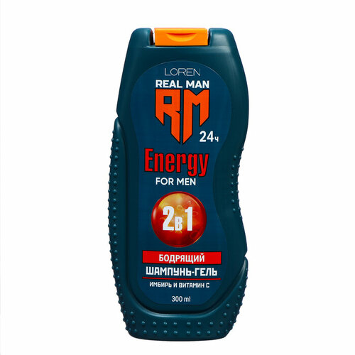 Шампунь-гель для мужчин ECOANDVIT с имбирем и витамином С 300 мл 597₽