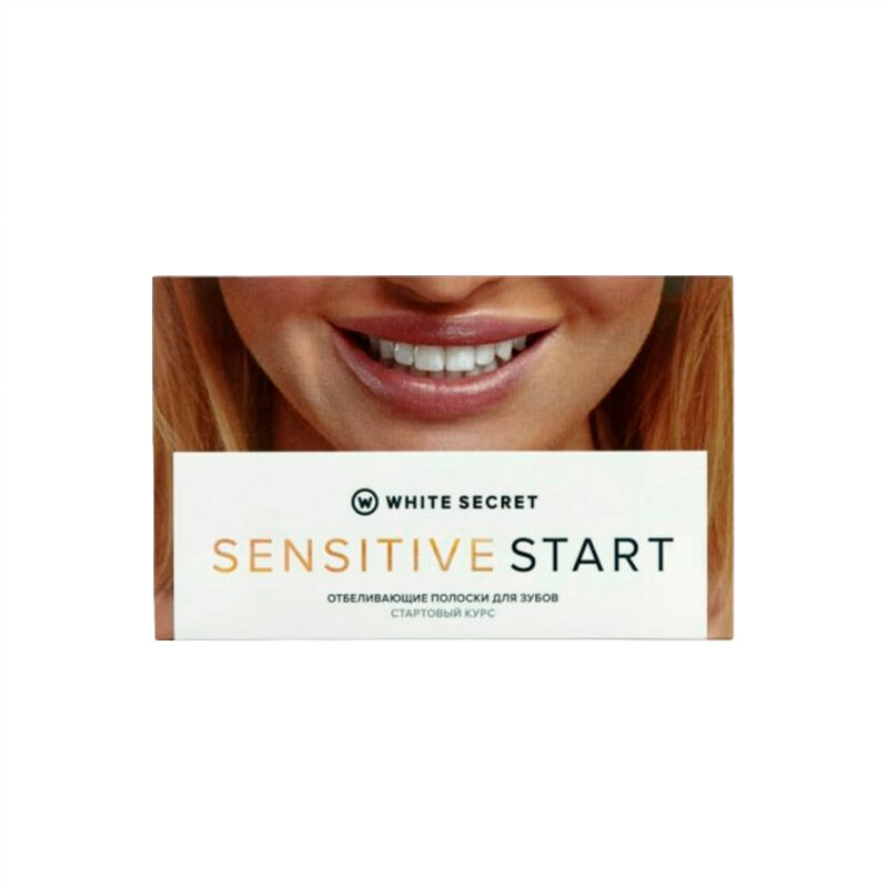 Отбеливающие полоски White Secret Sensitive Start 7 шт