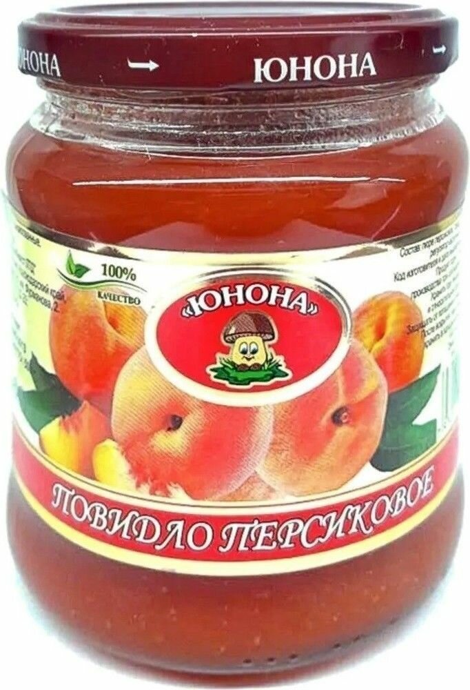 Юнона Повидло Персиковое, 500 г