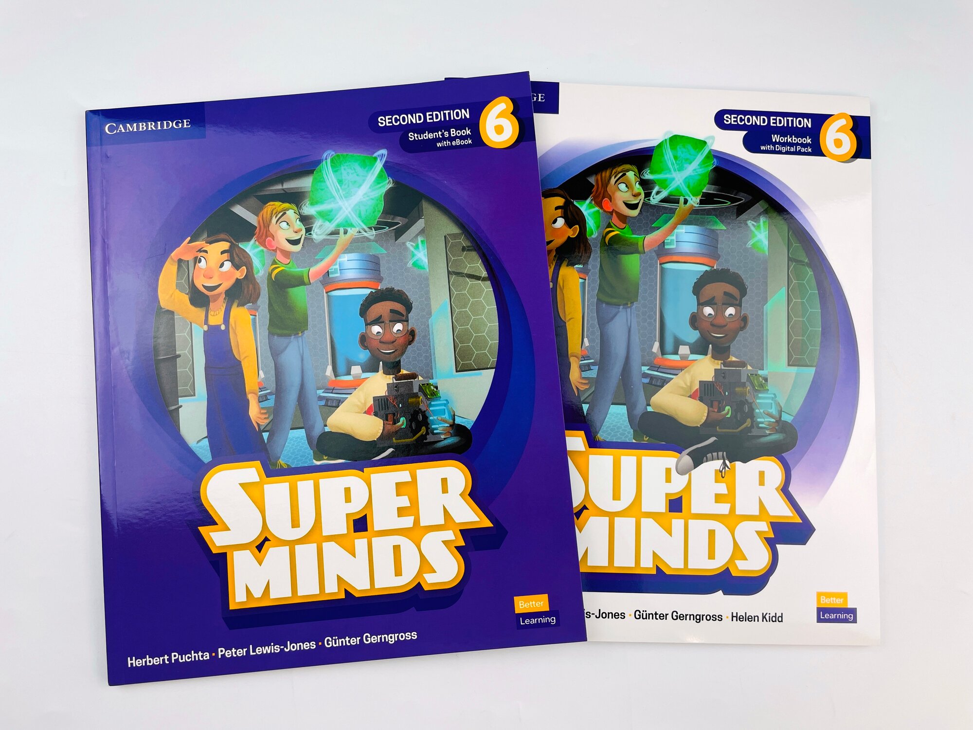 Комплект Super Minds 6 (second edition) Students book with DVD+ WorkBook