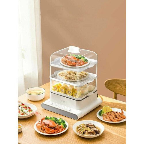 Электрическая пароварка мощностью 800Вт Белый 540000₽