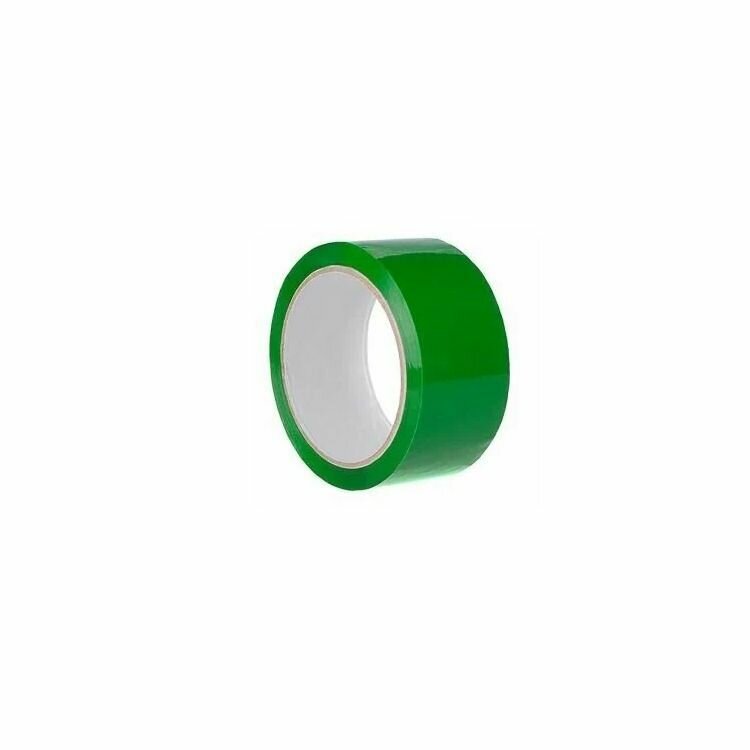 Скотч упаковочный зеленый 48 мм 40 м — фото 1
