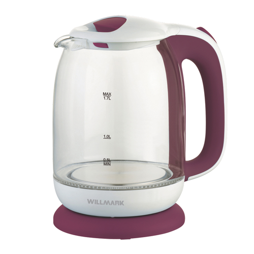Чайник электрический WILLMARK WEK-1704G белый красный 170700₽