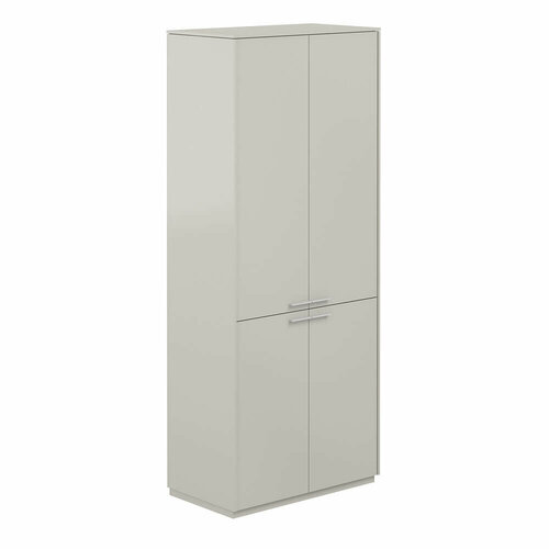Шкаф широкий с 2-я комплектами дверей Atlas NZ-0321 GS GS Серый Камень 824х450х1976 46430₽