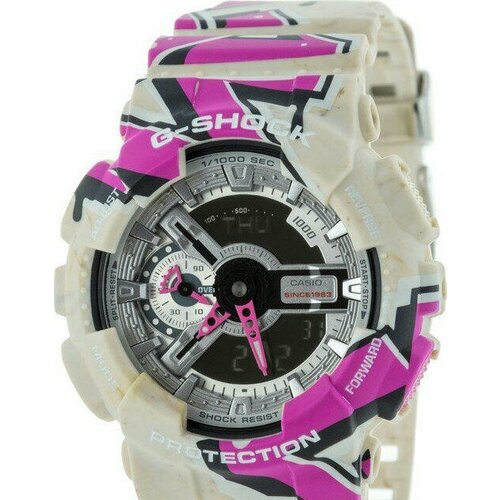 фото Наручные часы casio g-shock, фиолетовый, черный