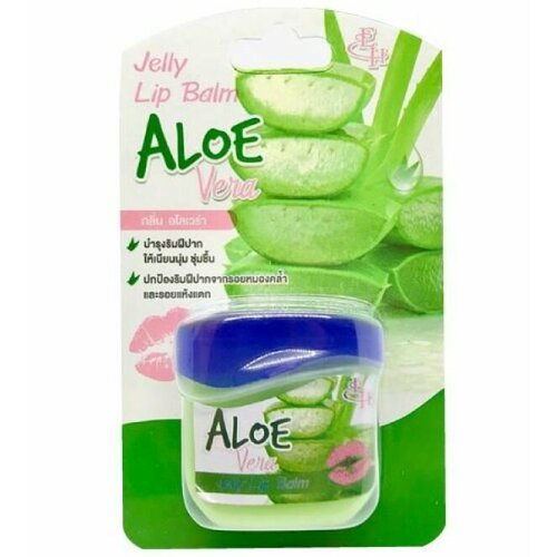 Jelly Lip Balm бальзам для губ тайский на основе кокосового масла и пчелиного воска с Алоэ 9гр