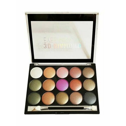 Палетка теней для век и глаз 15. оттенков