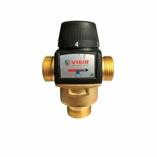 Термостатический смесительный клапан 1 (35-60, KVS4,5) ViEiR термостатический смесительный клапан 1 2 38 60°с vieir vr173