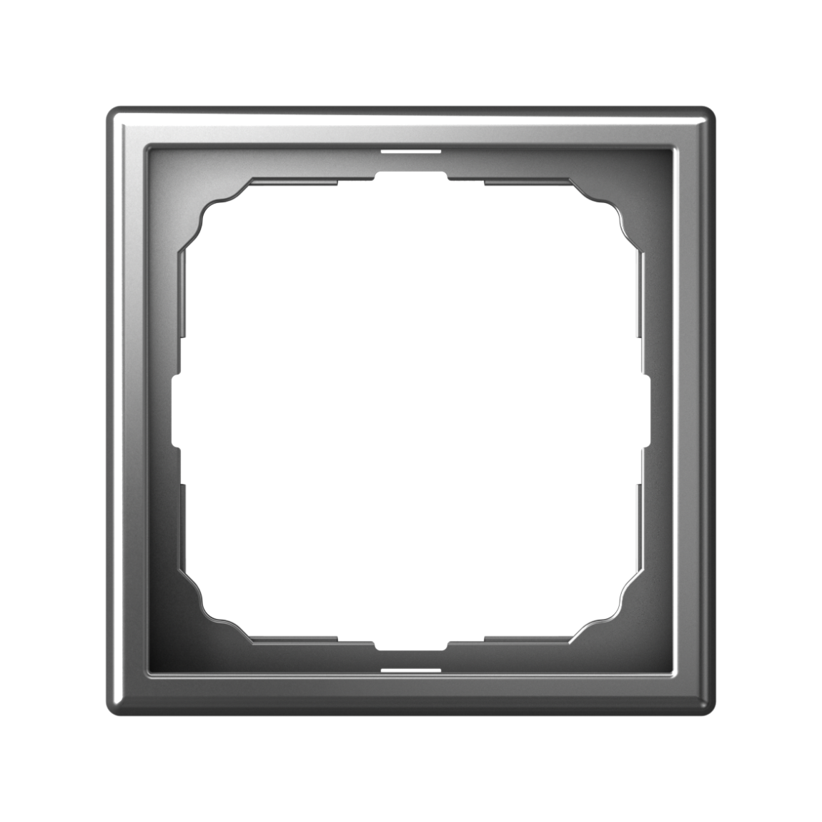 Рамка 1-постовая Systeme Electric ArtGallery сталь
