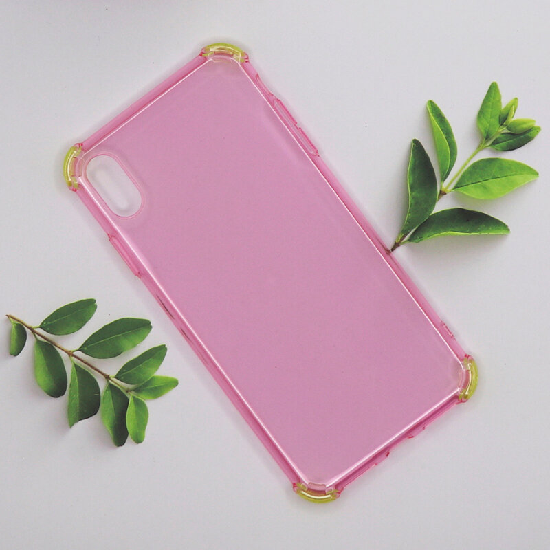 Чехол силиконовый для iPhone XS Max, HOCO, Ice Shield series, розовый