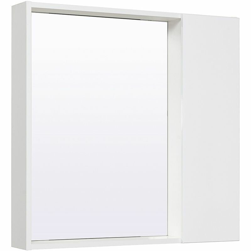 Зеркальный шкаф Runo белый Манхэттен 75 (00-00001045)