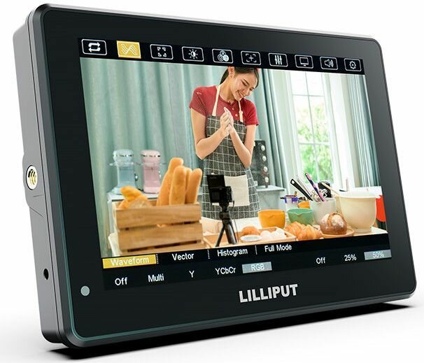 Профессиональный накамерный монитор Lilliput HT7S 7" HDR 3D-LUT 1920x1200
