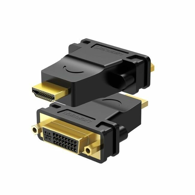 Адаптер UGREEN HDMI Male/DVI, черный - фото №8