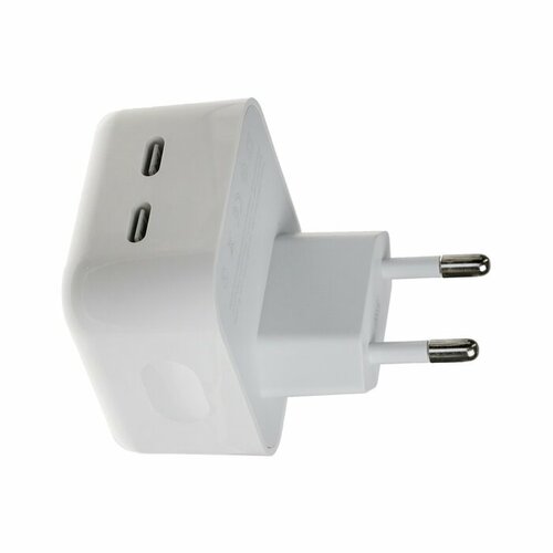 Сетевое зарядное устройство GQ-6 2 Type-C 3 А 35 Вт белое 1232₽