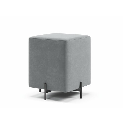 Пуф Gufo Cube_Velutto12 (43х43х54), цвет серый