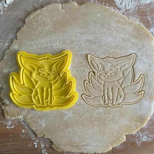Формочка для печенья Курама. Форма для вырубки теста Девятихвостый