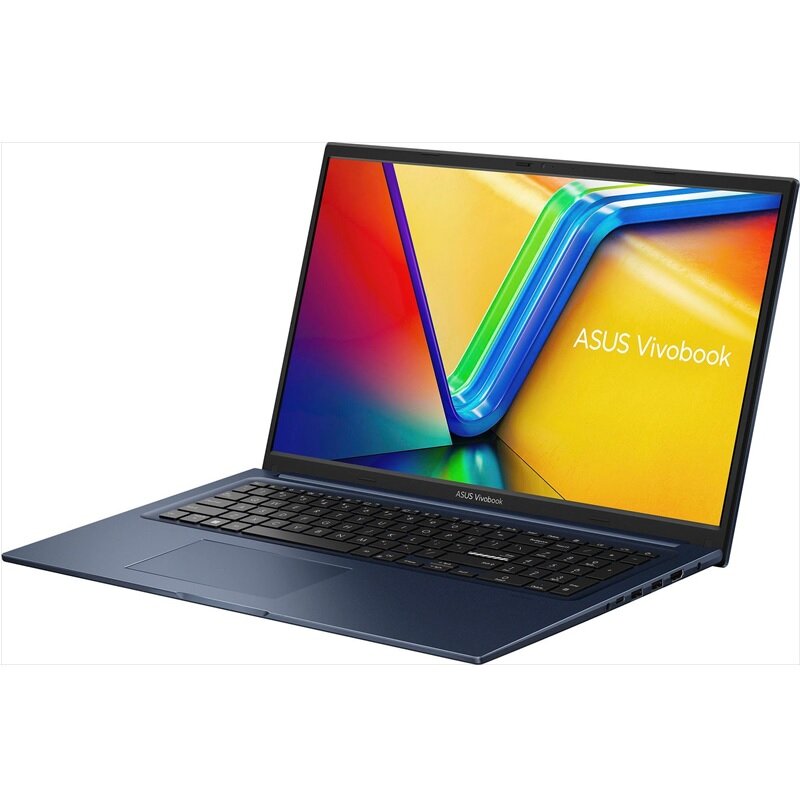 Ноутбук ASUS Vivobook 17 X1704ZA-AU343 Core i5-1235U /DDR4 16GB/512Gb M.2 SSD /17.3" FHD IPS (1920 x 1080)/без ОС/Quiet Blue/2,1Kg/RU_EN_Keyboard, 90NB10F2-M00DF0