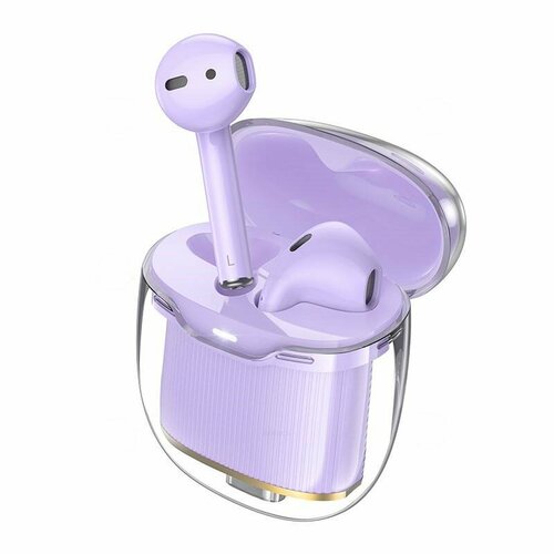 Наушники беспроводные Hoco EW52 Beautiful фиолетовые 1299₽