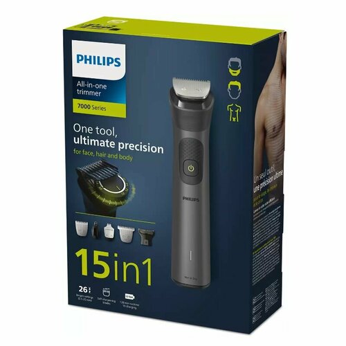 Триммер для бороды волос и тела Philips MG795015 15 в 1 1334200₽