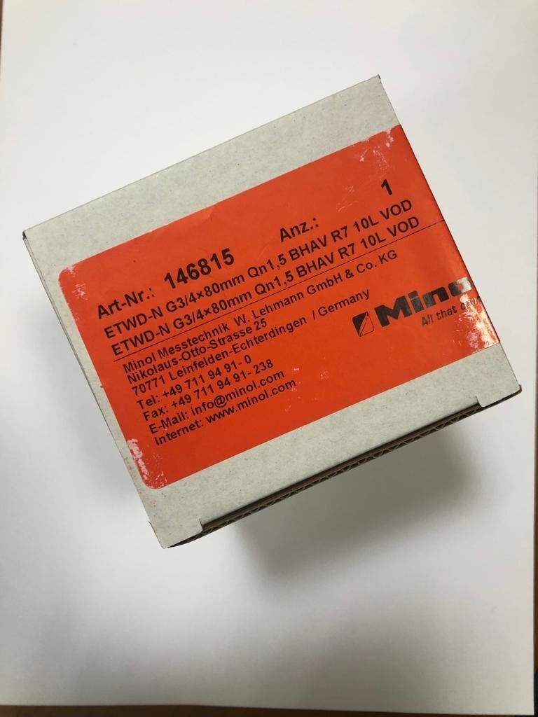 фото Минол. Счетчик Горячей воды Миномесс СВГм 90C, DN 15 , Qn 1,5 L-80 mm, G3/4"B