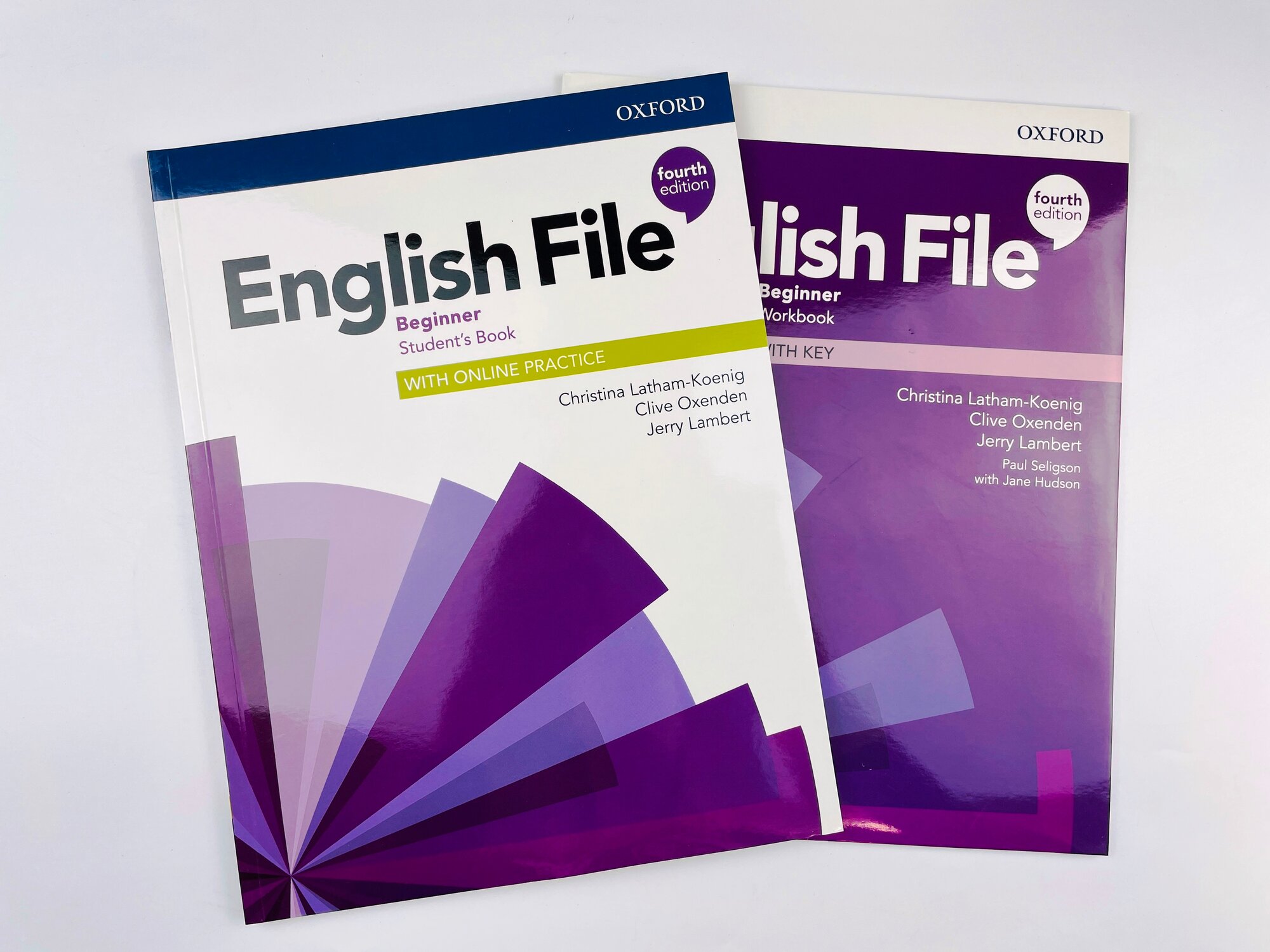 English file Beginner (4th edition) Student's Book + Workbook +DVD