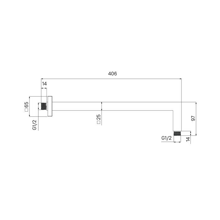 Держатель для душа Iddis Optima Home OPH41CSi61 хром