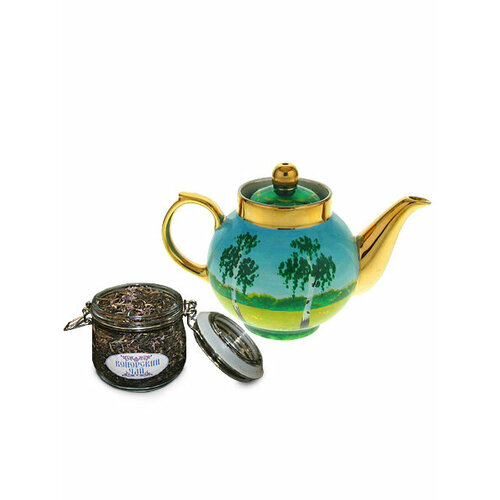 Подарочный набор чайник заварочный Ясная поляна с копорским чаем 190800₽