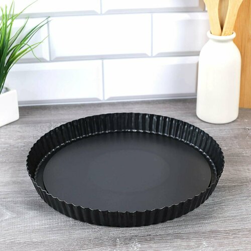 Форма для выпечки со съемным дном диаметр 28 см 611₽