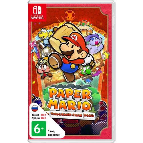 Игра Paper Mario: The Thousand-Year Door (Nintendo Switch, английская версия) игра для приставки nintendo switch paper mario the origami king англ верс