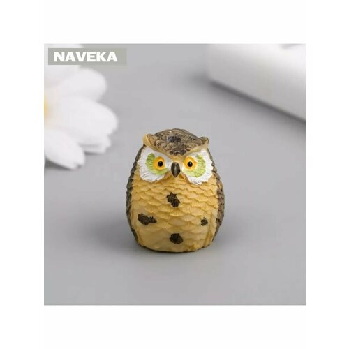 Сувенир полистоун Лесной совенок 25х25х3 см 698₽