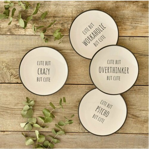 Набор десертных тарелок Bella Maison тарелки керамика Cute 4шт 20 см 2890₽