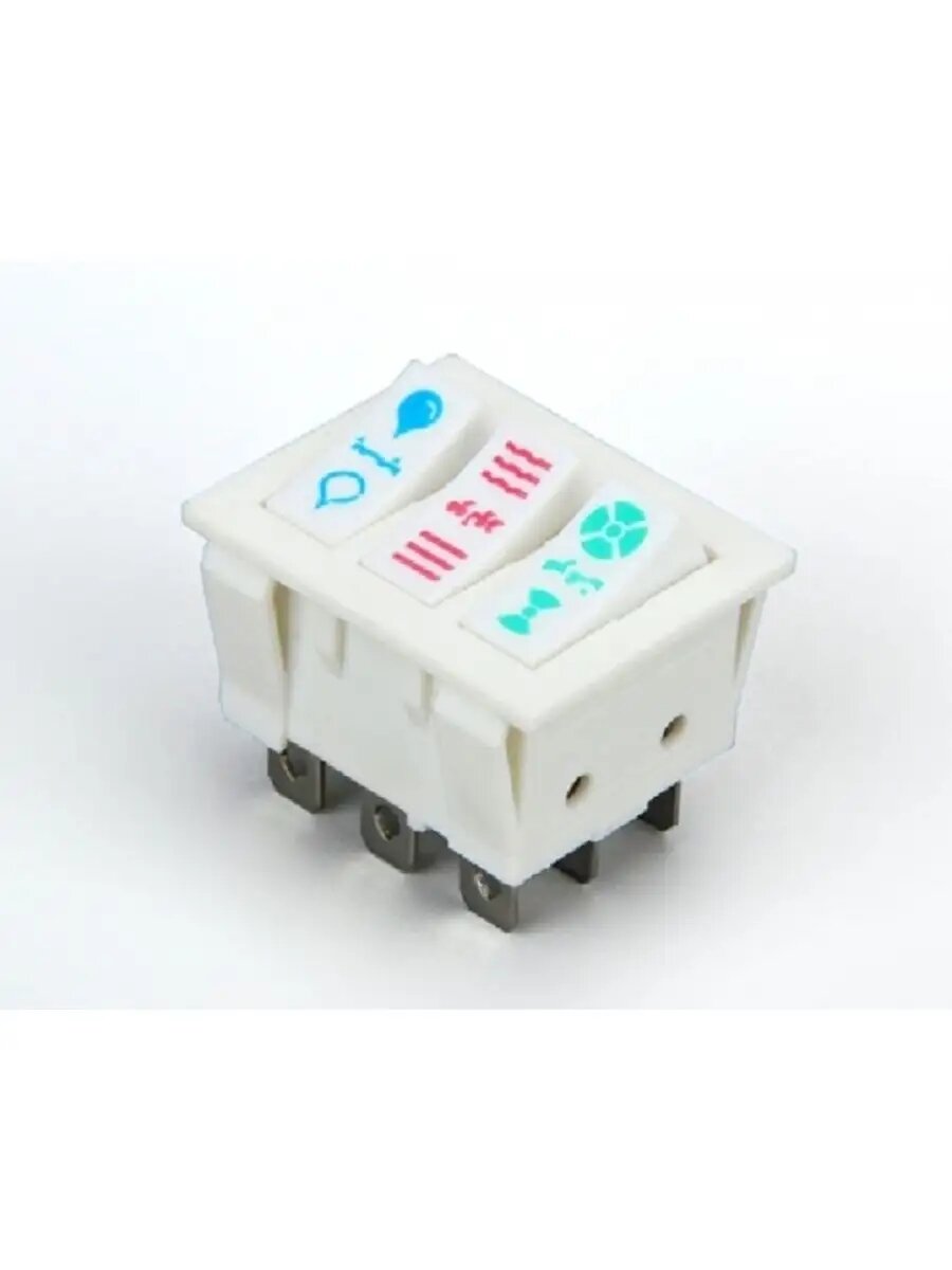 фото Выключатель тройной для кулера