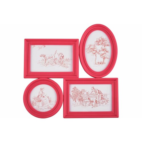 Moroshka Фоторамка klassika 20 цвет красный размер 32x32см 926-406-04 1990₽