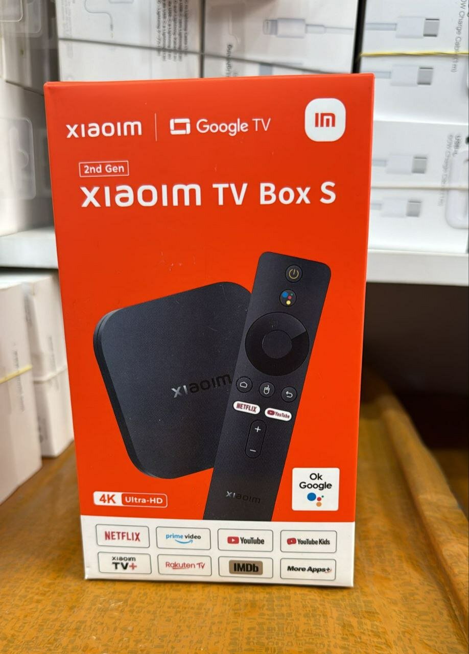 Смарт ТВ приставка Box S 4K 2nd Gen, Wi-Fi, медиаплеер, смарт-приставка