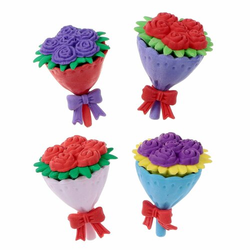 Ластик фигурный Букет 90шт 1817₽