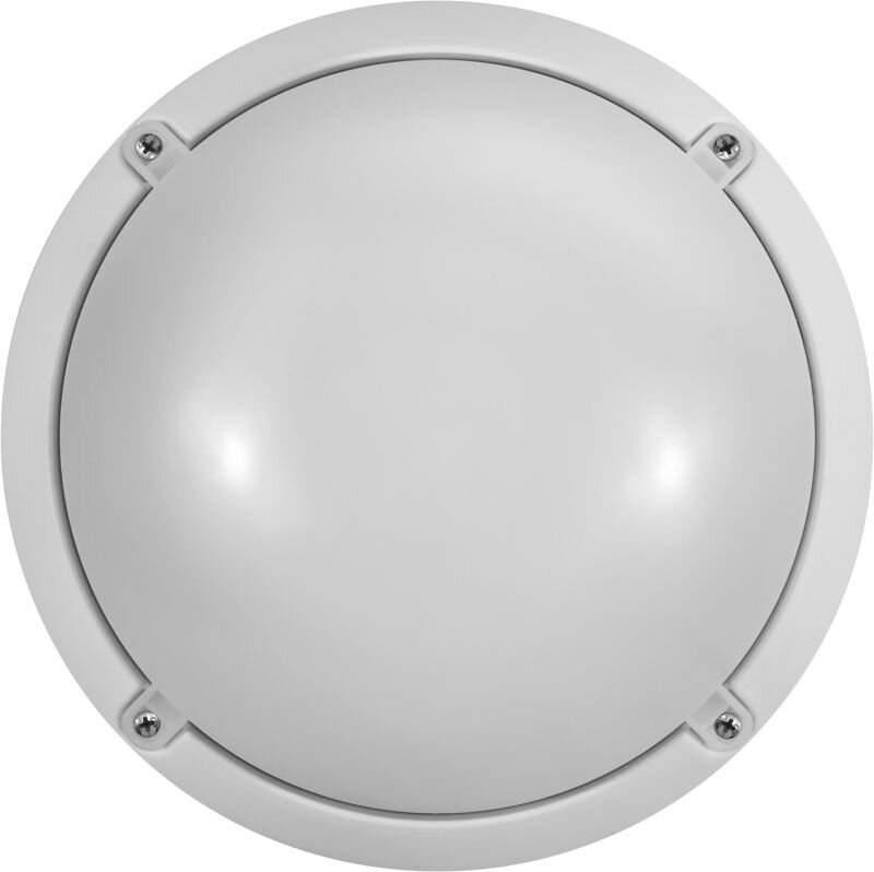 Светильник светодиодный 71 623 OBL-R1-12-4K-WH-IP65-LED-SNRV 12Вт 4000К IP65 900лм ЖКХ с оптико-акустич. датчиком круг бел. (аналог НПП) онлайт 71623