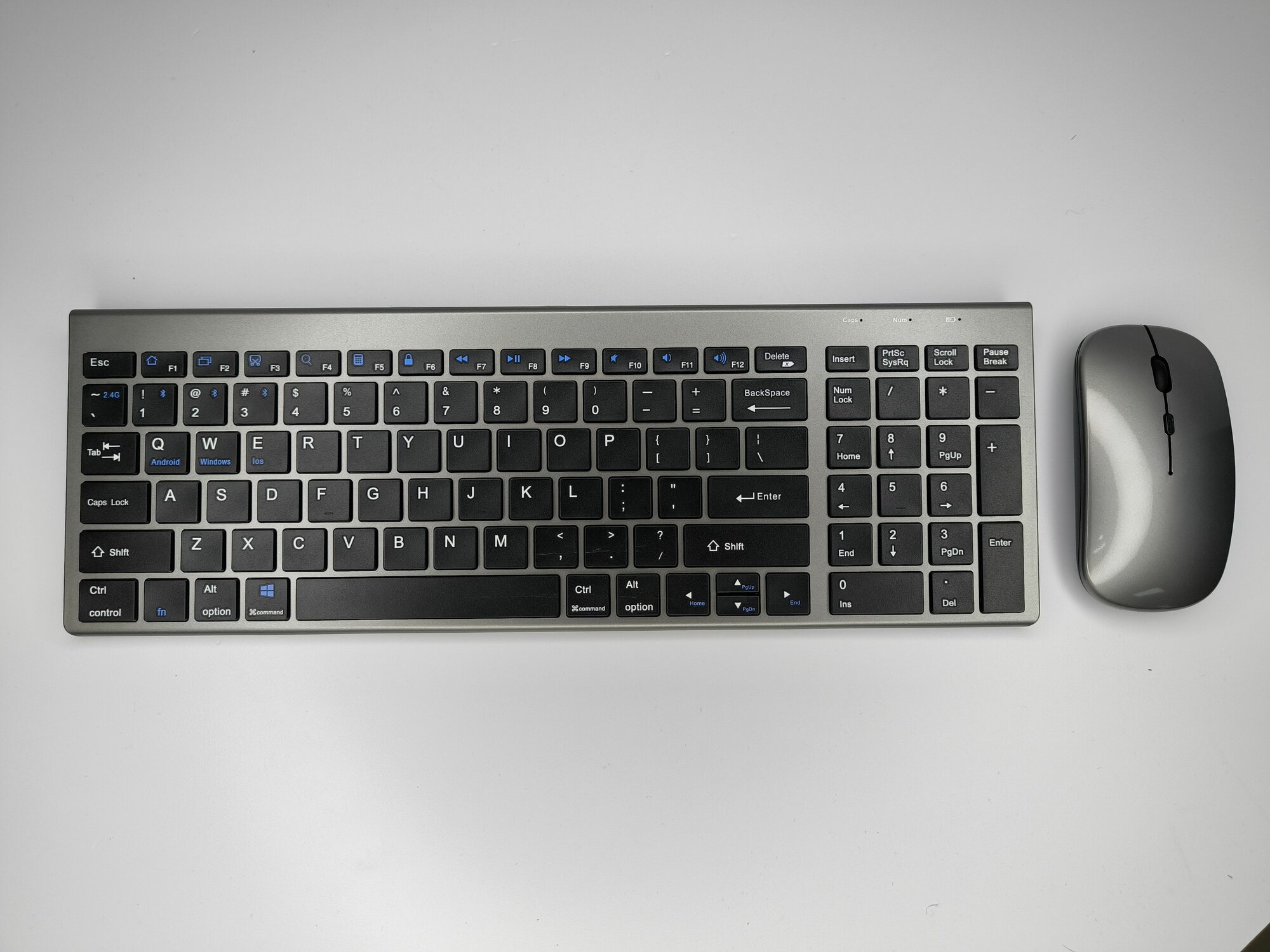 Клавиатура и мышь беспроводные Wireless Rechargeable Keyboard Mouse Combo