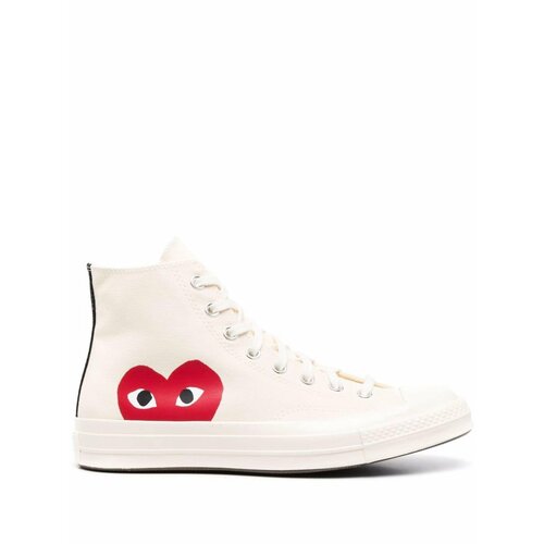 фото Кеды converse х comme des garcons play x comme des garcons play chuck 70, размер 11 us (comme des garçons play x converse us men), бежевый