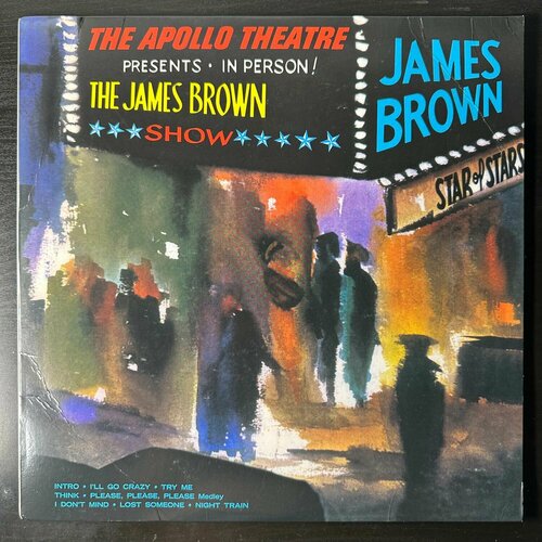 Виниловая пластинка James Brown - Live At The Apollo (Европа 2021г.) Blue