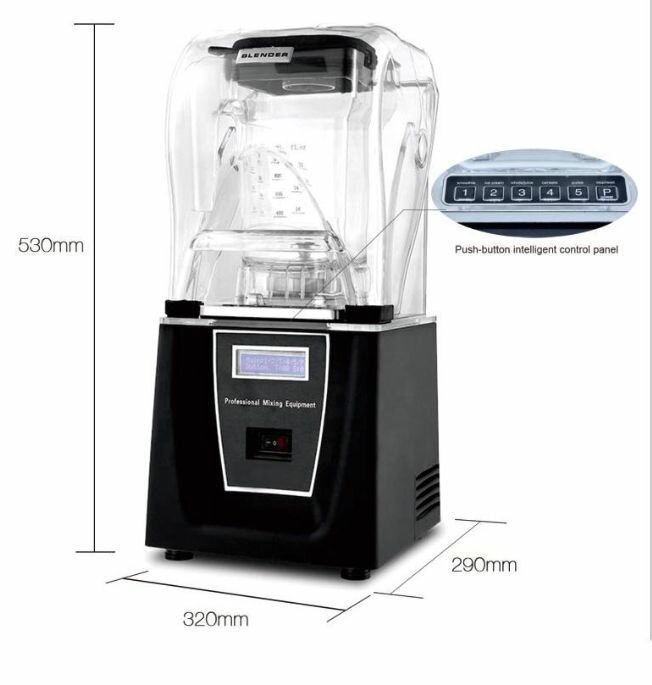 фото Профессиональный стационарный блендер, 4 литра, 1800 Ватт