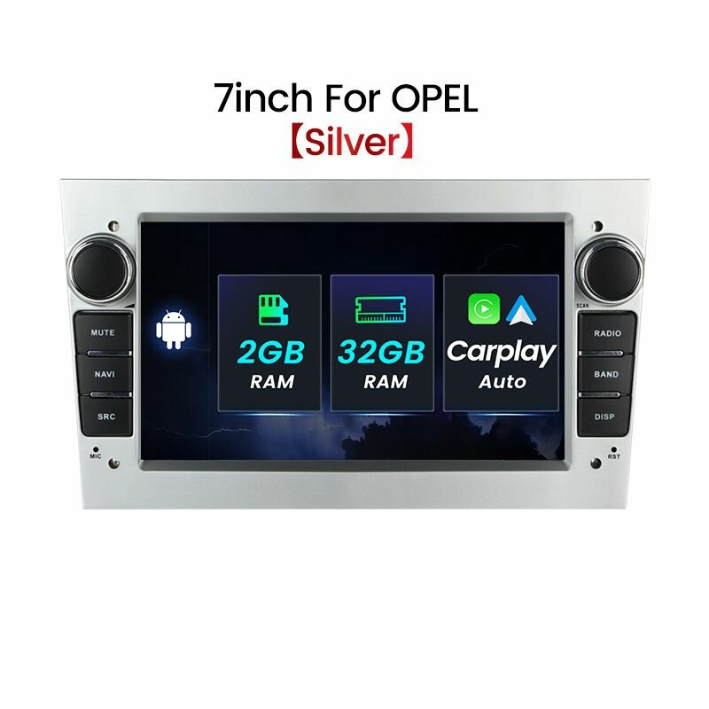 Магнитола R340 Опель Астра 2004-2015 Opel Astra H, Antara, Combo, Zafira, Vectra, Corsa, Meriva - Android 13 - Память 2+32Gb - CarPlay