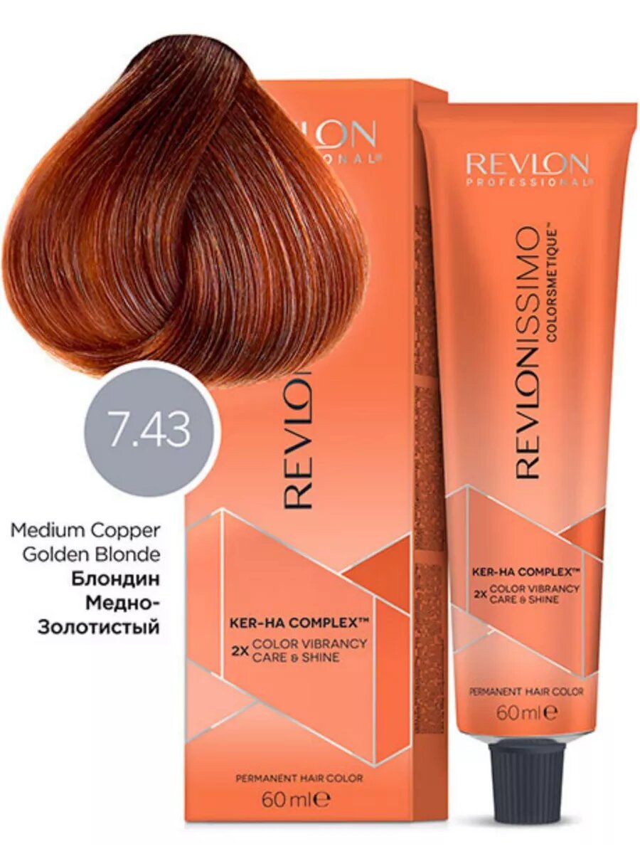 Revlon COLORSMETIQUE 7.43 Медно-Золотистый 60мл