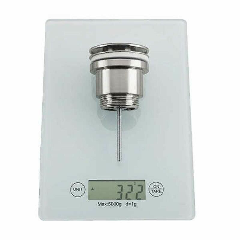 Донный клапан click-clack хром — фото 1